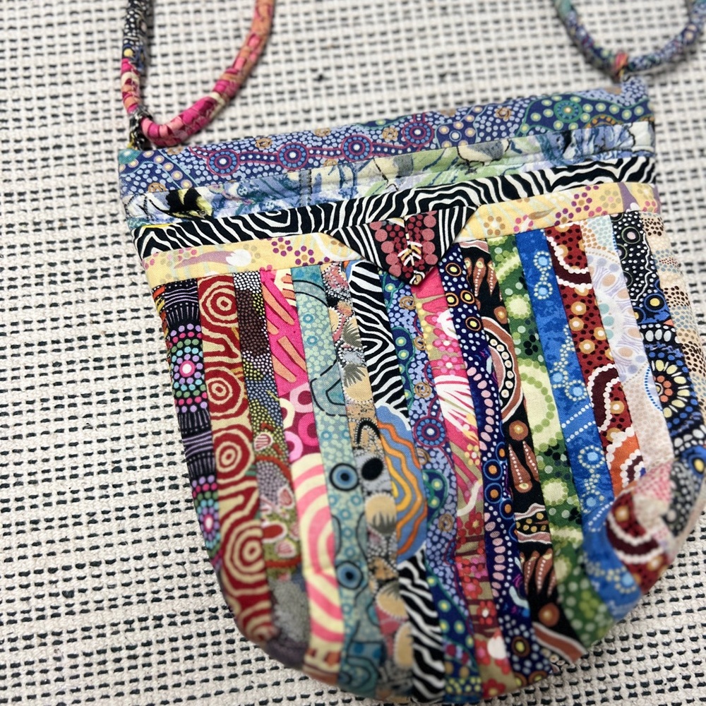 Multicolored Patchwork Quilted Printed Cottage Co… - image 5